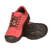 Red women steel toe safety work shoes S555