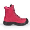 Raspberry steel toe safety work boots for women S558