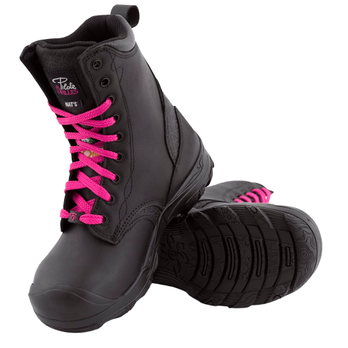 women's waterproof steel toe safety work boots PF642