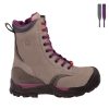Womens steel toe work boots, waterproof, slip resistant, grey colour