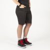 Womens work shorts, black color