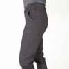 Womens cargo work pants, charcoal color