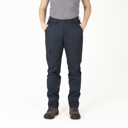 Womens cargo work pants, navy color