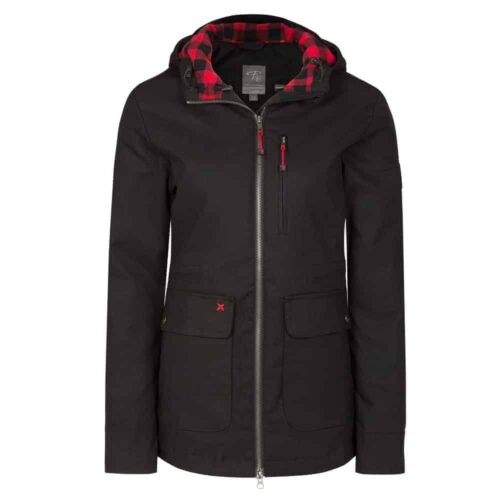 Women's stretch canvas lined parka - P&F Workwear