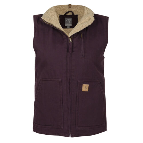 Womens lined work vest
