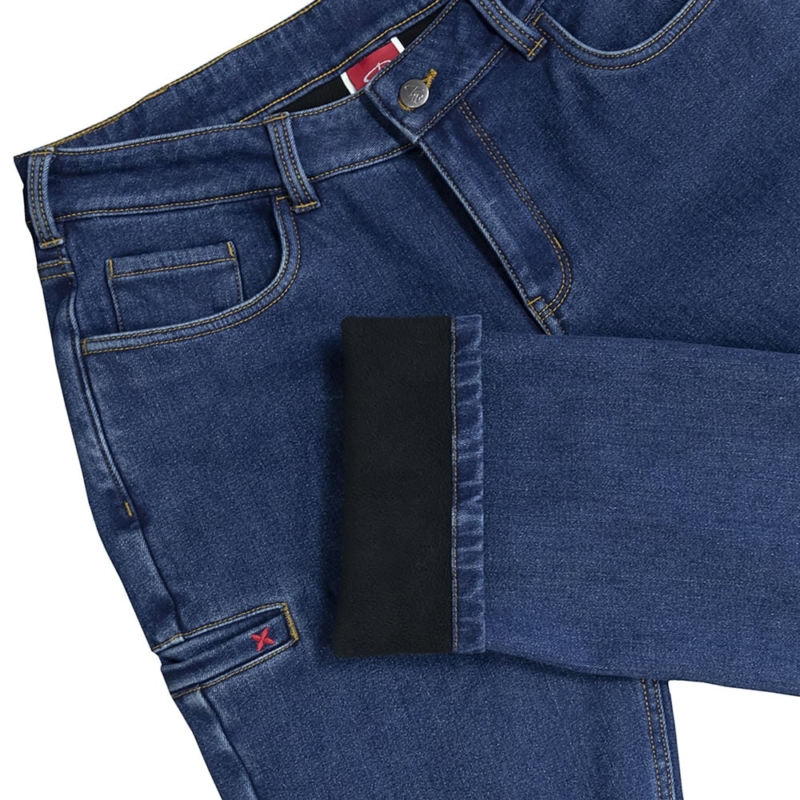 Jeans de travail doublé femme Pilote et Filles PF835 Vue détail