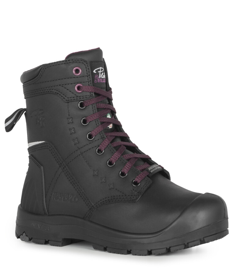 Bottes de Travail Isolée, Imperméable et Avec Protection Métatarsienne Interne Pour Femme PF6002 vue exterieur angle