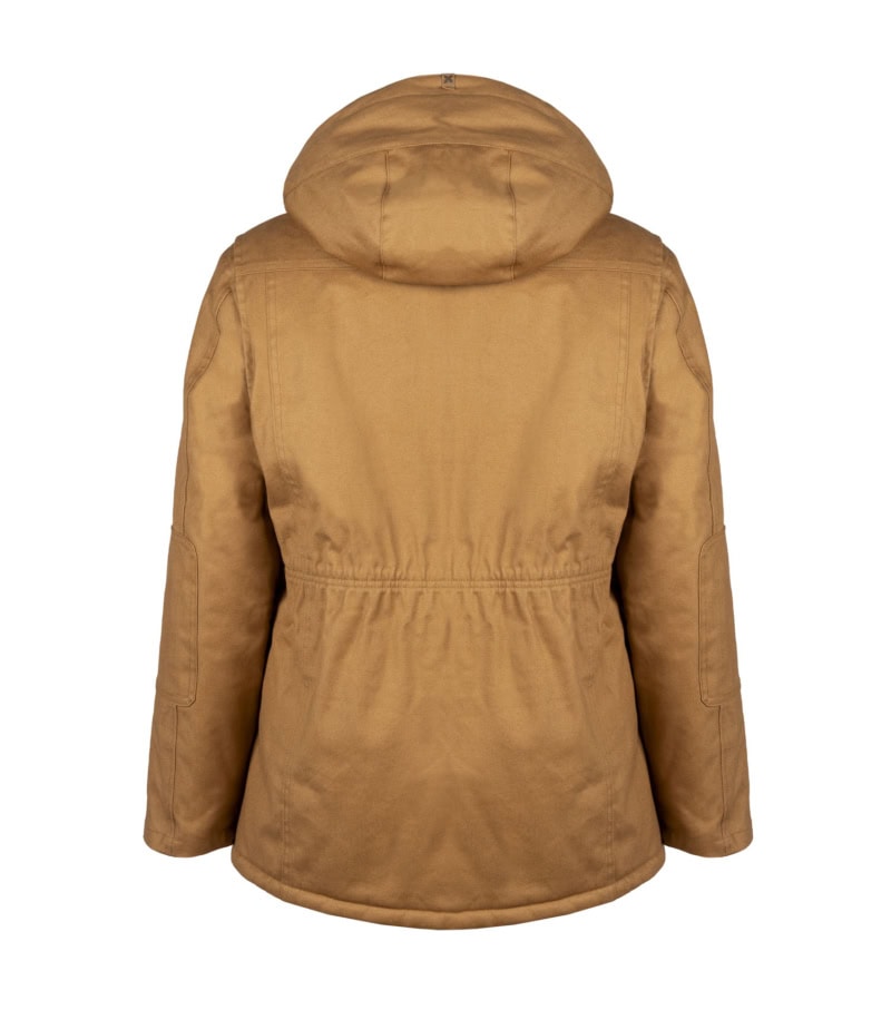 Manteau de travail isolé et imperméable - Couleur Camel PF4001 - Vue de dos